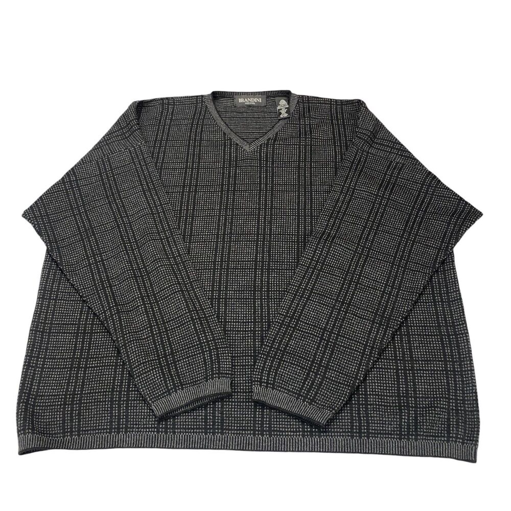 Brandini Made in Italy Fine Merino Wool Sweater Men's‎ 2XL